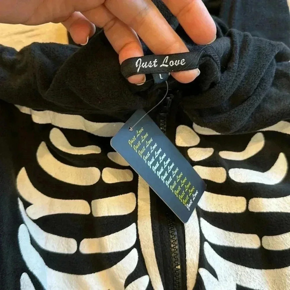 NWT Just Love Skeleton Adult Oneise for Women Sz L - Picture 6 of 6